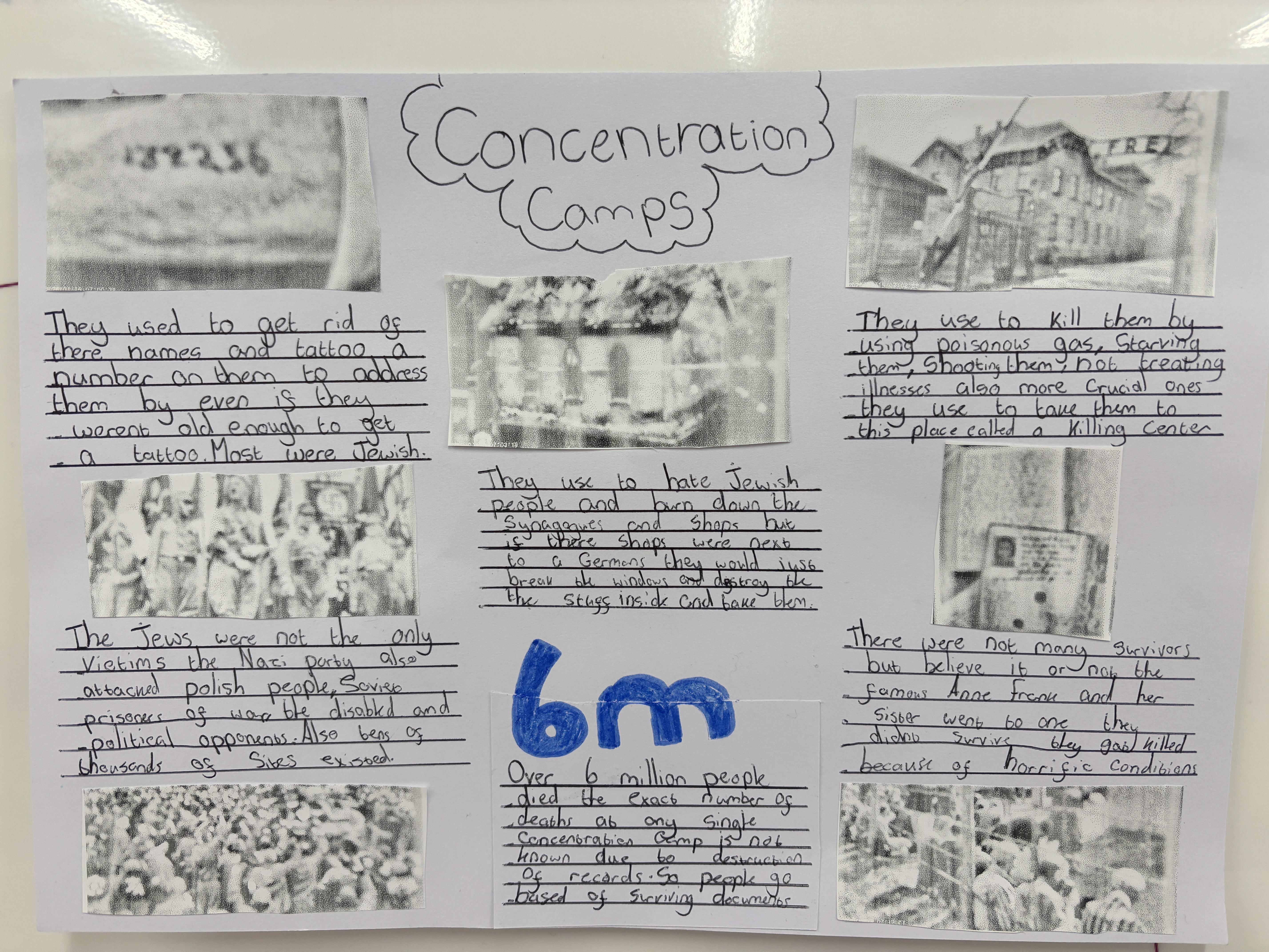 Research completed at home by one of our pupils 